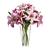 Pink Lilies Bouquet 3D Model 3D model small image 1