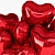 Heart Foil Fountain 3D Model 3D model small image 5
