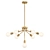 Sleek Multi-Bulb Lighting Fixture 3D model small image 1