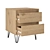 Rialto Bedside Table Cabinet 3D model small image 3