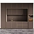Modern Grey Loft Kitchen Set 3D model small image 4