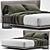 B&B Italia Alys Bed: Modern Design 3D model small image 1