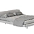 Modern Zenit Bed in Millimeters 3D model small image 3