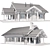 Modern Wood Home Model 3D model small image 6