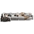 Modern Corner Sofa Malte 2015 3D model small image 5