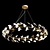 Blooming White Floral Chandelier 3D model small image 3