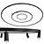 Adjustable Aluminum Suspension Lamp HiHope 3D model small image 1