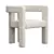 Elegant Black Stature Chair 3D model small image 1