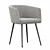 Alina Model Chair in Black/Beige 3D model small image 1