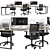 Modern Oval Office Set 2015 3D model small image 1