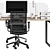 Modern Oval Office Set 2015 3D model small image 5