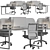 Modern Oval Office Set 2015 3D model small image 7