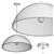 Modern Dana Pendant Light 3D model small image 3