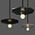 Handcrafted Ceramic Pendant Lamp Flowing Luminescence 3D model small image 3