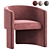 Modern Martinique Lounge Chair - 2014 3D model small image 1