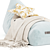 Riviera Blue Oasis Bean Bag 3D model small image 4
