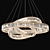 Bertolda Glass Metal Pendant Collection 3D model small image 3