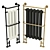 Sleek Towel Radiator 3D model small image 3