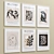 Matisse Abstract Gallery Wall Set 3D model small image 5