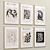 Matisse Abstract Gallery Wall Set 3D model small image 6