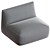 Contemporary Ginosa Armchair Design 3D model small image 3