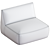 Contemporary Ginosa Armchair Design 3D model small image 5