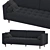 Elegant Luca Sofa: Timeless Comfort 3D model small image 3