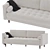 Elegant Luca Sofa: Timeless Comfort 3D model small image 4