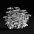 Sedum Spectabile Stardust Set 3D model small image 3