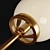 Sleek Modern Linear Sputnik Chandelier 3D model small image 4