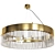 Elegant Solaris Pendant Lighting Fixture 3D model small image 1