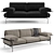 Luxurious B&B Italia Diesis Sofa 3D model small image 1