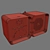 Retro Modern Brionvega Radio 3D model small image 3