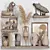 Rustic Style Decorative Set 3D 3D model small image 1