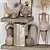 Rustic Style Decorative Set 3D 3D model small image 3