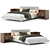 Minotti Brasilia Modern Bed Collection 3D model small image 1