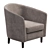 Modern Mila Armchair for Stylish Homes 3D model small image 1