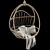 Woven Hanging Chair V-Ray Render 3D model small image 1