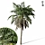 Forest Palm Tree Sculpture - 1150cm 3D model small image 3