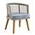 Cora Outdoor Armchair Set 3D model small image 1