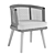 Cora Outdoor Armchair Set 3D model small image 5