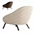 Whitney Elegant Armchair, VRay Render 3D model small image 7