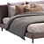 Meridiani Stone Up Bed Model 3D model small image 3