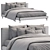 Meridiani Stone Up Bed Model 3D model small image 6