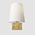 Elegant Tonda Contardi Wall Sconce 3D model small image 2