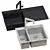 BLANCO Claron Sink Set & Faucet 3D model small image 5