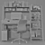 Dimensional Office Objects Kit 3D model small image 5