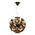 Sleek Botti Pendant Light 3D model small image 1