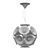 Sleek Botti Pendant Light 3D model small image 2