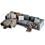 Modern Flexform Ettore Chaise Lounge 3D model small image 5